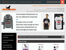 Tablet Screenshot of nutricador.be